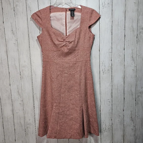 white christmas dresses Monaco Red Tweed Strapless Mini Dress - 8